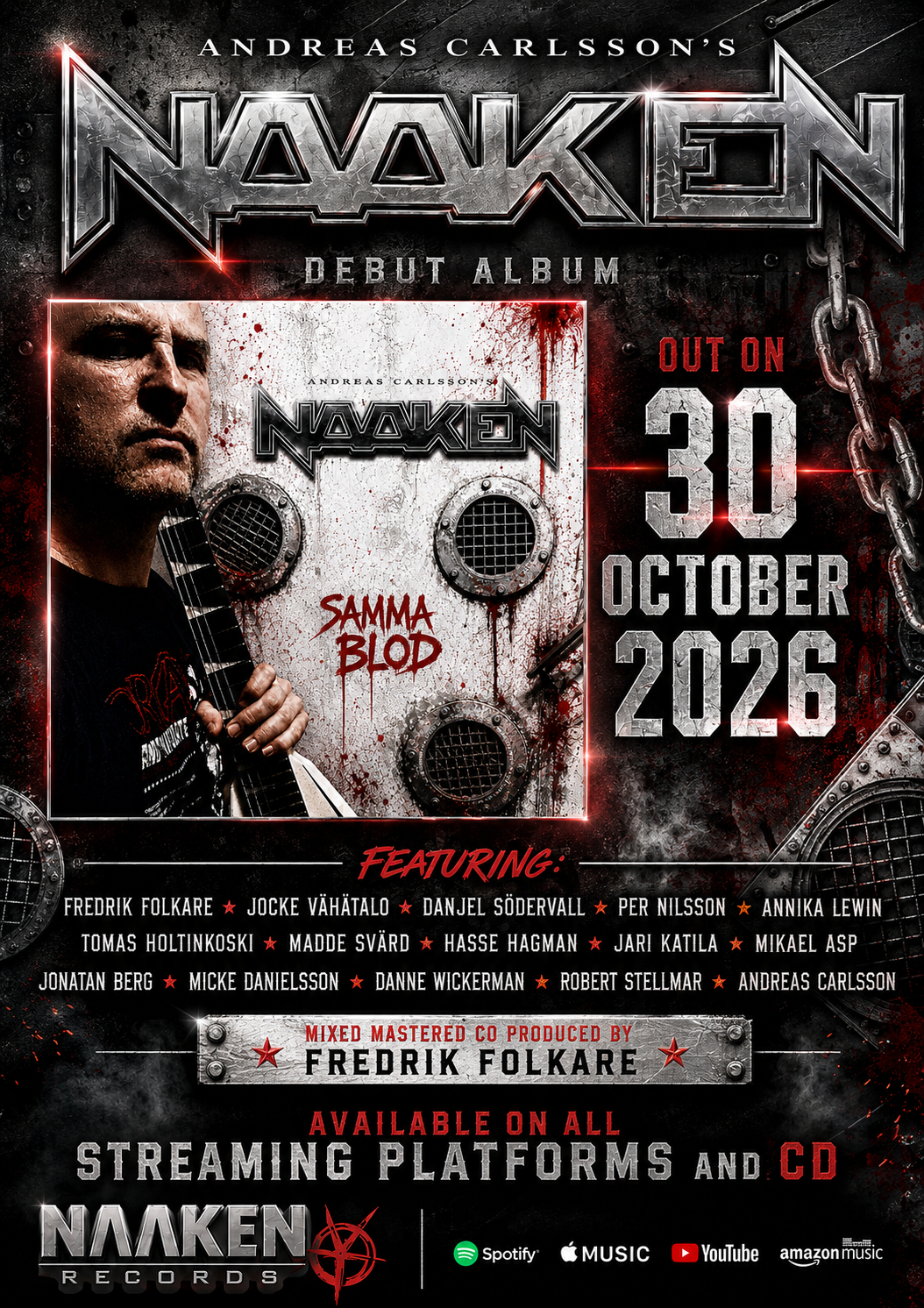 DEBUT ALBUM TO BE RELEASED ON 30 OCTOBER 2026!
